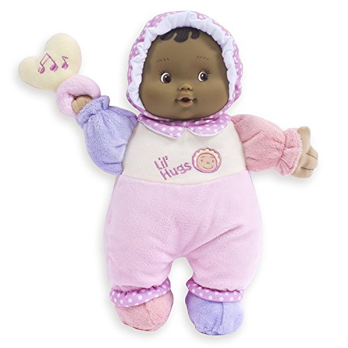 JC Toys Lil’ Hugs Hispanic Pink Soft Body - Your First Baby Doll – Designed by Berenguer – Ages 0+