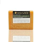 Soulflower Revitalising Lemongrass Soap, 5.3 oz, 2 Bars, 100% Vegan, Handmade