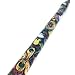 PCP Offset Handle Foam Grip Adjustable Cane, Butterfly Pattern