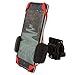 Universal Cell Phone Mount for Bike & Motorcycle Handlebar Mount. Fits iPhone 7 Plus, 7/6/6s/5s, GPS and Android
