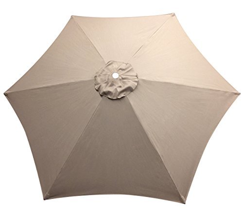 9 Ft Replacement Top For 6 Ribs Patio Umbrella Cover Outdoor Canopy Tan Buy Online In Bahamas At Desertcart