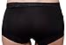 METWAY Women's New Mulberry Silk Lace No Show Panties(XX-Large, Black)