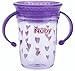 Nuby Tritan No Spill 2 Handle 360 Degree Printed Wonder Cup, Prints May Vary, 1pk