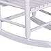 Costzon Child's Rocking Chair, Wooden Porch Rocker w/Cushion, 120 lbs Weight Capacity, Ergonomic Kids Rocker for Toddler Boys Girls, Classic Rocker for Kids Room, Kindergarten, Porch Indoor Outdoor