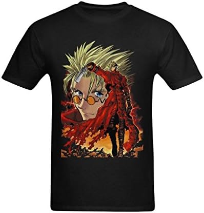 Definite Myself Men's Vash The Stampede Trigun Art Design T-Shirt - Funny T Shirt US Size XL