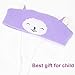 Kids Headphones, Volume Limiting with Ultra Thin Adjustable Speakers Soft Children Fleece Headband Sheep Toddler Headphones for Home and Travel - Llama