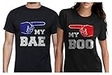 Tstars My Bae - My Boo - Gift for Couples His & Hers Valentine's Matching Set T-Shirts