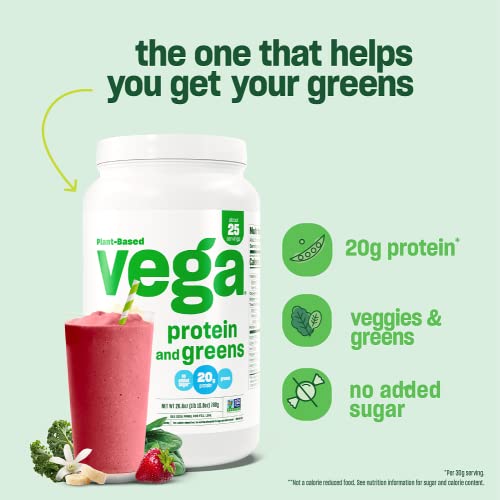 Vega Protein and Greens Vegan Protein Powder Chocolate (19 Servings