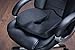 Orthopedic Memory Foam Seat Cushion: Thick Padded Portable Black Car Seat Chair Pad for Lower Back, Hip, Sciatica, Tailbone and Full Lumbar Support - Universal Comfort Cushion Seating for Adults