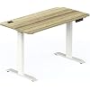 SHW Electric Height Adjustable Standing Desk, 48 x 24 Inches, Oak