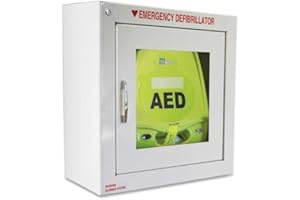80000855 ZOLL AED Plus Standard Size Cabinet with Audible Alarm - Metal - White