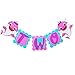 Sudopo OLSAinny 2nd Birthday Baby Shark Theme Highchair Banners 2 Second 2th Years Old Birthday Baby Shark Party Decorations Pink Shark High Chair Banner Two Birthday Party Decor Supplies for Girls