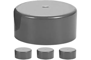 Moluckfu Boat Trailer Bearing Caps 1.96 Inch Black Rubber Covers 4Pcs Waterproof Quick Installation Axle Hub Dust Caps for Tr