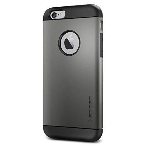 Spigen Slim Armor iPhone 6 Case with Air Cushion Technology and Hybrid Drop Protection for iPhone 6S / iPhone 6 - Gunmetal