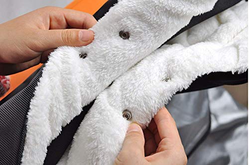Funkprofi Stroller Gloves Waterproof Windproof Anti-Freeze Thick Stroller Muff, Stroller Mittens Gloves Hand Warmer with Warm Flannel, Hand muff for Stroller Buggy Pram, with Universal Fit - Thumbnail 2