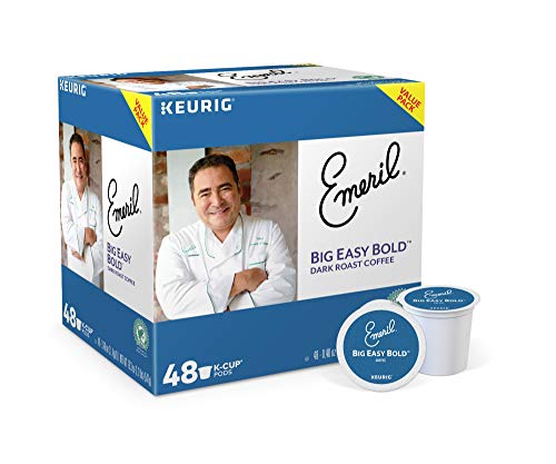 Emeril Keurig Single-Serve K Cup Pods, Dark Roast Coffee, Big Easy Bold, 48 Count - //coolthings.us