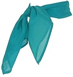 Hip Hop 50s Shop Vintage Style Sheer Chiffon Scarf (teal)
