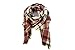 Zando Soft Warm Tartan Plaid Scarf Shawl Cape Blanket Scarves Fashion Wrap Light Red