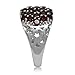 Silvershake 3.12ct. Natural Garnet 925 Sterling Silver Vintage Style Cluster Ring