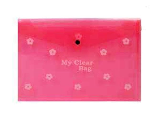 GOYAL My Clear Bag, Document Bag, File, Folder - Set of 50-14 Micron Thickness