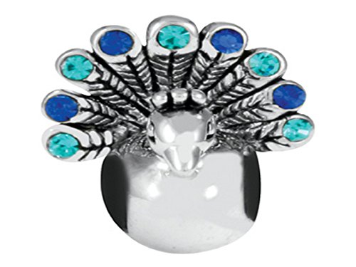 Peacock - Pandora Style Beads, Pandora Style Charms, Pandora Style Bracelets