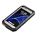 Galaxy S7 Case,Mangix 3C-Aone Gorilla Glass Luxury Aluminum Alloy Protective Metal Extreme Shockproof Military Bumper Finger Scanner Cover Shell Case Skin Protector for Samsung Galaxy S7 (Black)