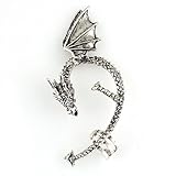 PRO Base Classic Dragon Ear Wrap Cuff Earring Punk Rock Left Ear
