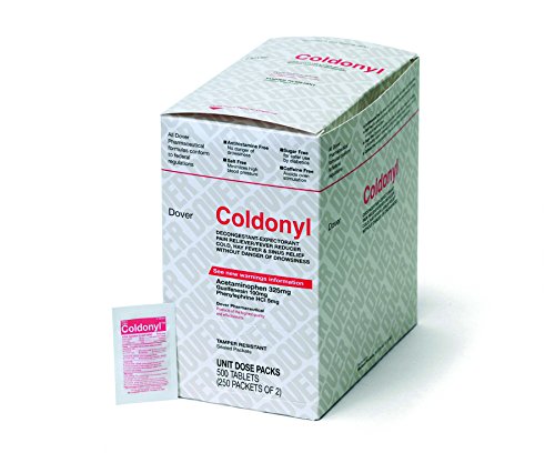 Medique Products 2125307 Otis Clapp Coldonyl, 500 Tablets, 250 X 2