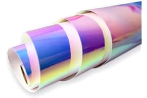 SHOYISI Holographic Opal Vinyl roll 12" x 5ft,Permanent Vinyl, Permanen Adhesive,for All Kinds of Cutting Machines(Opal Purple)