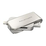 iPhone Flash Drive 64GB USB 3.0 SD Memory Card Reader, RAVPower MFi Lightning Jump Thumb Pen Drive, External Storage Expansion for iPad iPod iOS Mac Windows PC [Upgraded Version]