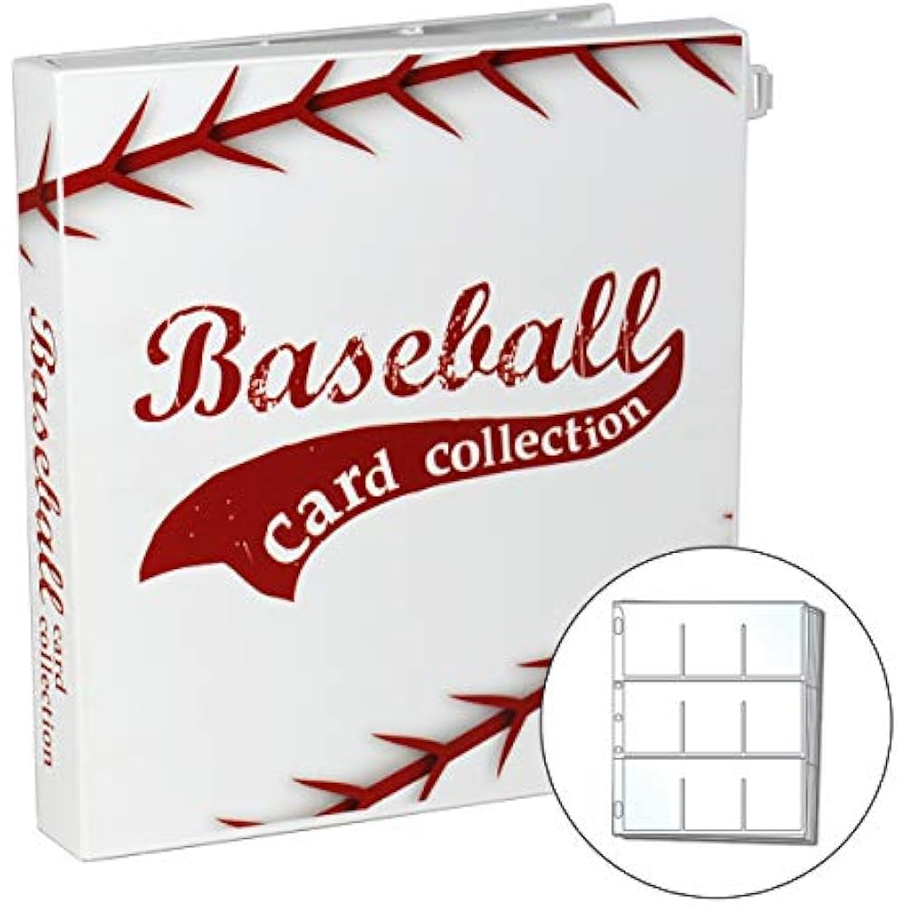 Baseball Trading Card Collection Binder Holds Up 180 Standard Size Cards (2 Be eBay