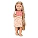 Our Generation Doll by Battat- Portia 18” Non-posable Hair Play Fashion Doll- for ages 3 and up