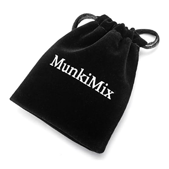 MunkiMix 6MM Amplio Acero Inoxidable Agua Resistente Cadena Collar por Hombres Mujeres Muchachos Muchachas Eslabones… - Imagen 7