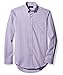 Amazon Brand - BUTTONED DOWN Men's Fitted Solid Pinpoint Dress Shirt, Supima Cotton Non-Iron