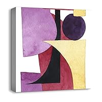 Canvas Wall Art Abstract Color Canvas Prints Home Artwork Decoration for Living Room,Bedroom - 12x12 inches