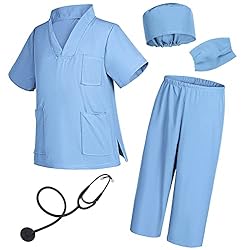 Doctor Costume for Kids Scrubs Pants with