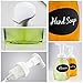 [10oz] Foaming Soap Dispenser Bottles - Chalk Labels & Pen Included - Perfect for Liquid Soap & Castile Foaming Hand Soap on Kitchen and Bathroom Sinks - Easy Press Pump for Adults & Kids [3 Pack]