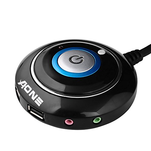 Desktop Computer Case Power Supply Reset HDD Button Switch with Dual USB Ports & Audio Jack