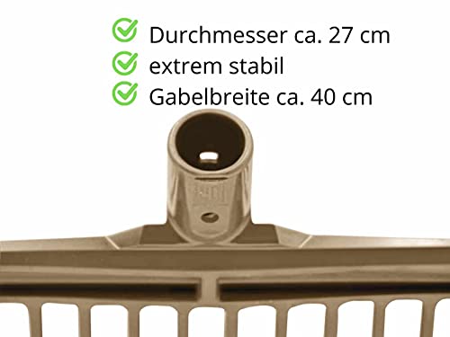 AMKA Mistgabel Bollengabel Spänegabel Fast unzerbrechlich GOLDfarben Dunggabel Forke – Bild 3