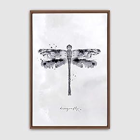 Framed Insect Home Artwork for Living Room Bedroom