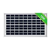 ECO-WORTHY 10W Solar Panel 10 Watt 12 Volt Pv Solar Module,Solar Cell Panel