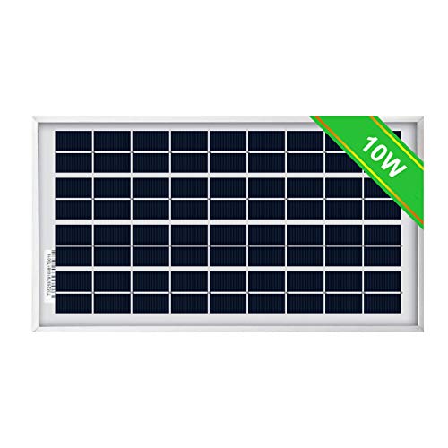 ECO-WORTHY 10W Solar Panel 10 Watt 12 Volt Pv Solar Module,Solar Cell Panel (Best Solar Panels For Camping 2019)