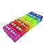 Pill Organizer, Natrogix Push Button Weekly Pill Organizer Box, Daily AM PM Pill Organizer Planner Box