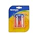 Westcott Plastic Manual Pencil and Crayon Sharpener, Assorted Colors (12202), single
