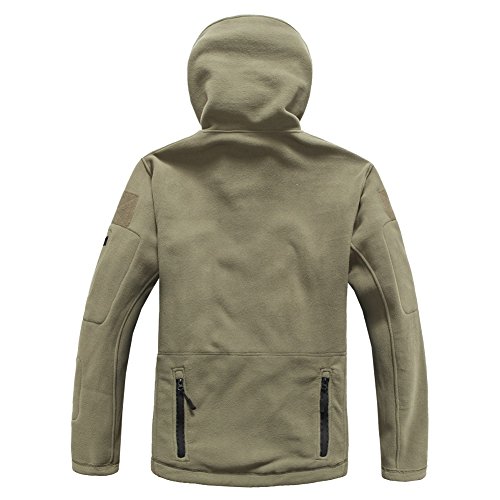 ReFire Gear Men's Warm Military Tactical Sport Fleece Hoodie Jacket