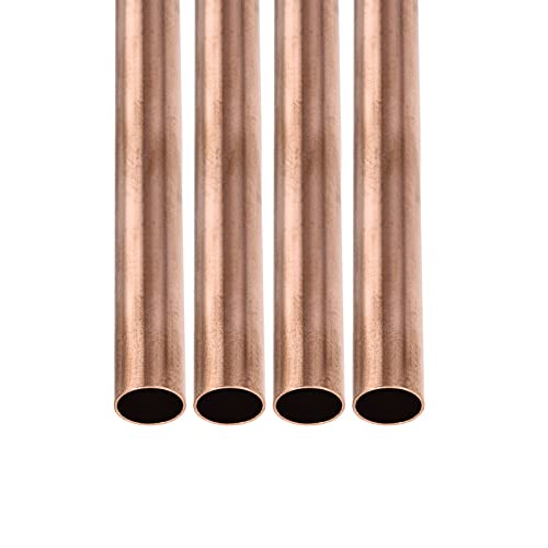 DTGN 11mm x 0.5mm x 100mm(ODxWall TxL) Copper Tube - 4Pack - Good for Machinery Equipment DIY Decorative Frame - Round Metal Tubing at Amazon