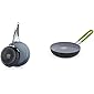 GreenPan Valencia Pro Hard Anodized Induction Safe Healthy Ceramic Nonstick, 8" and 10" Set, Gray & Mini Healthy Ceramic…