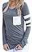 Honey GD Women Casual Slim Fit Patched Long Sleeve Blouses