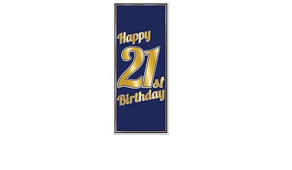 Amazon Com Beistle 21st Birthday Decorations For Boy 21st