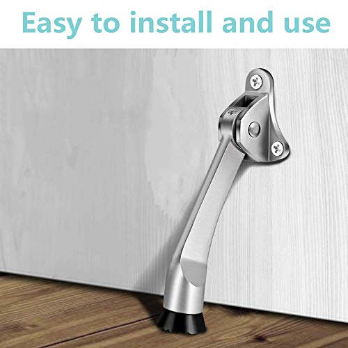 Door Stopper, Kickdown Door Stop, Door Kickstand, with a NonSlip